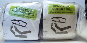 Champion Sports Set of 12 Blue Sonic Flags Football Belt Set 52” Waist School - Picture 1 of 4