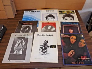 Melissa Manchester Sheet Music Piano Vocal Guitar Lot - Picture 1 of 7