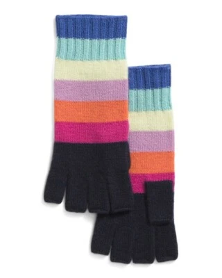 Guantes sin dedos ALASHAN de cachemir arco iris nuevos con etiquetas Foto 1 de 4