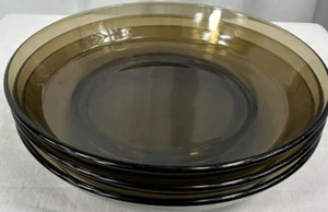 3 Vintage Vereco Rauch Braun Suppe Salat Schüssel 7 1/4" 70er Jahre Frankreich. - Bild 1 von 7