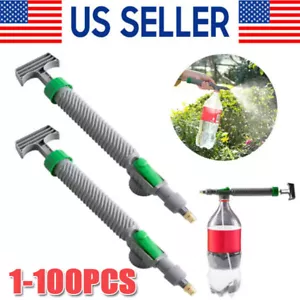 Adjustable High Pressure Manual Sprayer Drink Bottle Spray Air Pump Head Nozzle - Picture 1 of 16