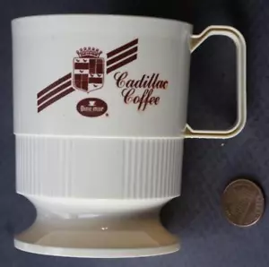 Tazza tazza plastica Detroit Michigan Cadillac Coffee Company Dine Mor epoca anni 60 ++ - Foto 1 di 1