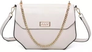 ALV By Alviero Martini 7404 SIRIO Borsa A Tracolla Large Donna Off White - Foto 1 di 6