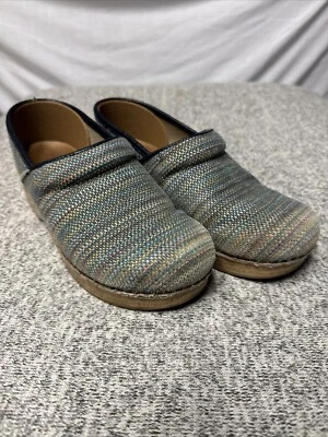 Zueco Dansko Mujer Yute Talla 7.5 Multicolor Alpargata Zapatos Confort Usado Foto 1 de 4