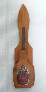 Calvert's Reserve Blended Whiskey Giveaway Wooden Clapper Noisemaker Advertising - Picture 1 of 5