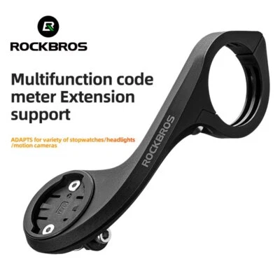 ROCKBROS Bicycle Light Holder Bike Computer Mount For IGS Garmin Bryton GoPro - Image 1 of 4