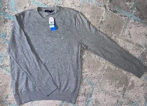 Nautica Sweater Men's Size L Sustainably Crafted Textured Crewneck Sweater NWT - Picture 1 of 6