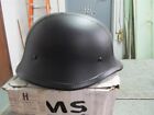 Brand NEW TMS Matte Black Motorcycle Half Helmet DOT Large HY-809