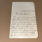 1881 Letter Announcing a Summer Stay at Home of Schenectady NY Judge Legislator