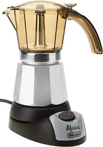 De'Longhi Alicia Moka Pot Coffee Maker EMK6, Espresso Maker, Black - Picture 1 of 3