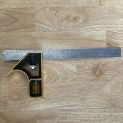 Craftsman EE. UU. 12" Combinación de Metal Cuadrado con Herramienta de Diseño Deslizante Nivel 39667 Foto 1 de 4