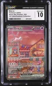 2023 Black Star Promos #053 Mew ex CGC 10 - Foto 1 di 2