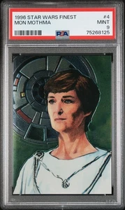 1996 Topps Star Wars Finest Mon Mothma #4 PSA 9 - Imagen 1 de 2