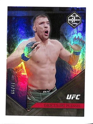 2023 PANINI CHRONICLES UFC #210 DRICUS DU PLESSIS BLUE 42/99 - Image 1 of 2