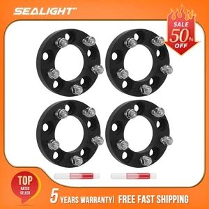(4) 1 inch 5x4.5 5x114.3 Wheel Spacers 1/2"x20 82.5 For Ford Ranger Jeep Liberty - Picture 1 of 12
