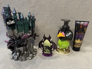 4 Piece Set Bath & Body Works DISNEY Villains Bundle- Evil Queen Body Cream - Picture 1 of 12