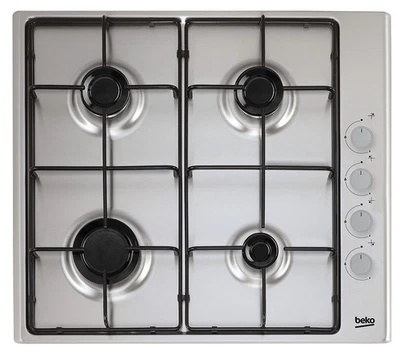 Beko HIGG641C3SX Acciaio inox Da incasso 60 cm Gas 4 Fornello(i) - Immagine 1 di 4