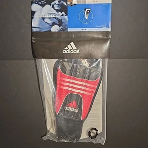 Adidas Team Lite Soccer Shinguards 652879 Size Adult Medium - Red - Picture 1 of 10