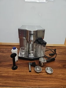 DeLonghi EC860 Automatic Cappuccino Machine Silver Tested Works Great Clean - Picture 1 of 10