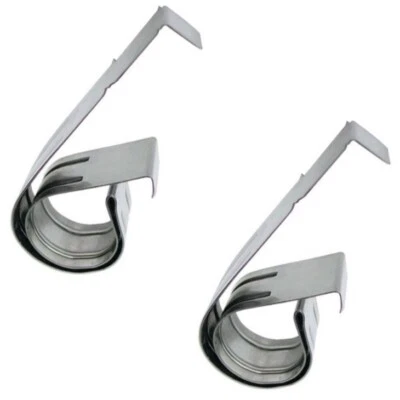 2x MOLLA FISSAGGIO PIEDINO CUCINA ZOCCOLO MORSETTO PLINTO EASY CLIP GANCIO - Immagine 1 di 2
