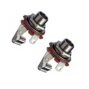 2x 6,3mm Klinkenbuchse Buchsen Klinke Mono zum Einbauen - Picture 1 of 1