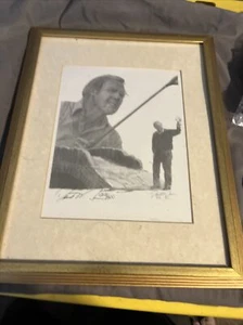 Jack Nicklaus pencil print autographed and numbered by artist David Maas 212/500 - Picture 1 of 2