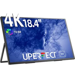UPERFECT 18.4 Inch 4K Portable Monitor 3840x2160 Gaming Monitor USB C Screen - Picture 1 of 7
