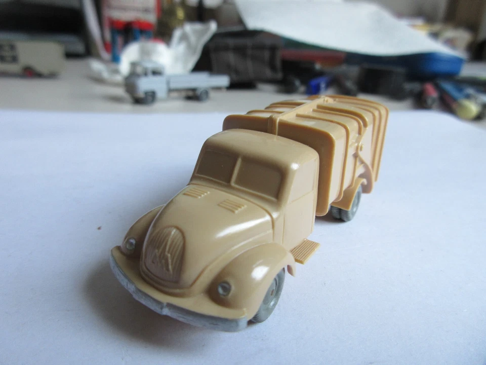 Wiking 1:87 Magirus 3500 Camion Dei Rifiuti (WMIK), Non Vetrato !!! - Immagine 1 di 4