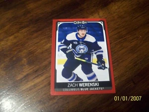 2021-22 O-PEE-CHEE Hockey Zach Werenski RED Parallel Card #132 - Picture 1 of 1