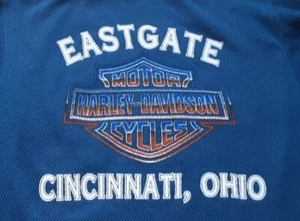 Vintage Harley Davidson Motorrad Eastgate Cincinnati Langarm XXL Shirt - Bild 1 von 7