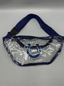 Indianapolis Colts NFL Clear Belt Bag Fanny Pack Stadium Approved - Foto 1 di 4