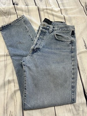 Pantalones de mezclilla rectos Versace Jeans Couture azules talla 32/46 EE. UU. 32"x32" desgastados Foto 1 de 4