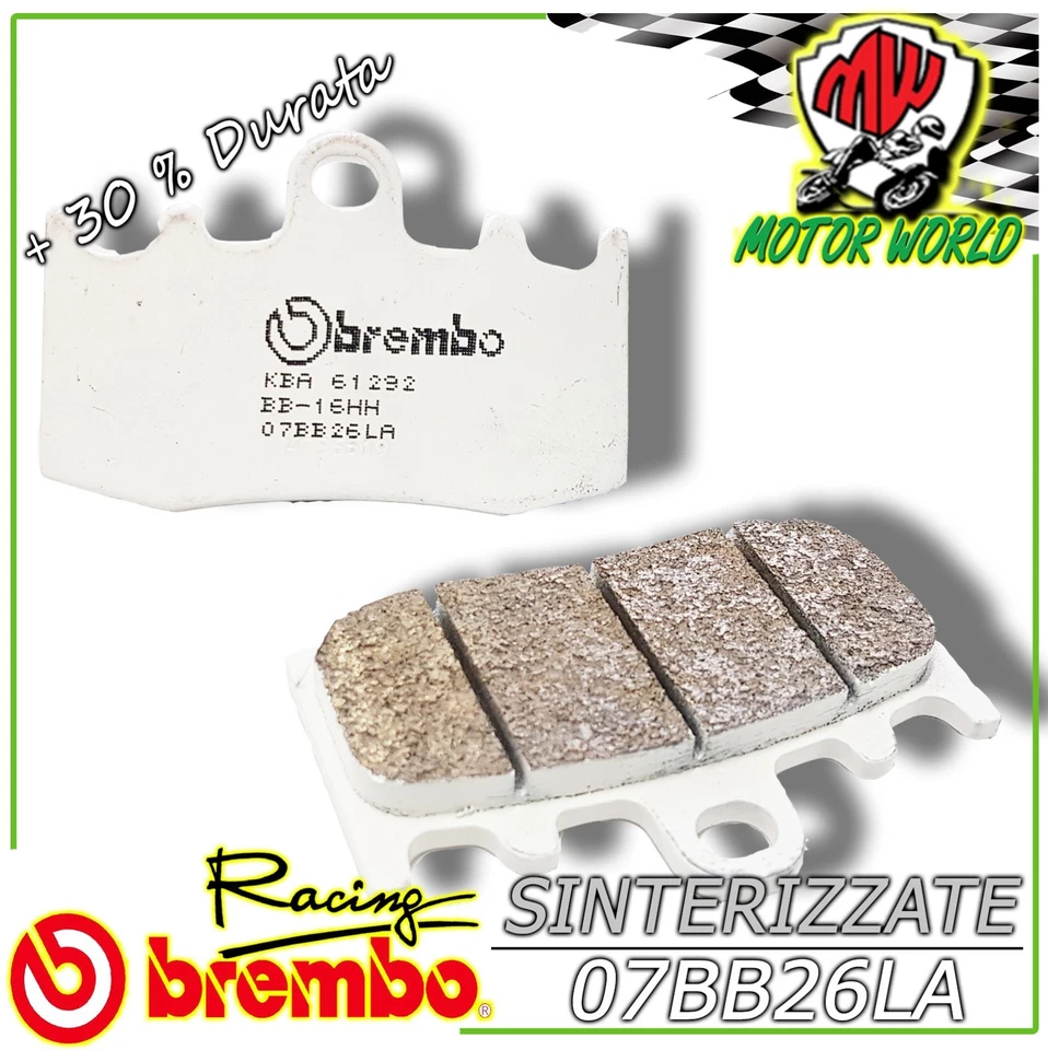 07BB26LA PASTILLES BREMBO SINTER AVANT BMW R 1200 S 2004 - 2008 - Photo 1/1