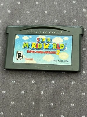 Cartucho Super Mario World Super Mario Advance 2 Nintendo GBA Game Boy Advance Foto 1 de 4