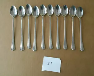 Farberware Romance lotto di 10 cucchiaini da tè ghiacciati in acciaio inox S1 - Foto 1 di 3