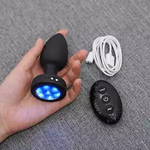 Electric-Anal Butt-Plug-Dildo-Sex-Vibrator-Prostate Massager-Toys-for Men Women - Picture 1 of 33