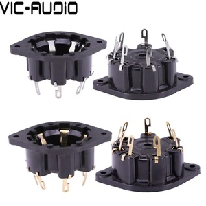 2PCS 8Pin Tube Socket TUS-AU8-G For AZ1 AD1 EL1 AZ11 AZ12 P8A AZ4 Tube Audio Amp - Picture 1 of 9