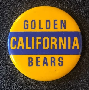 University of California Berkeley Golden Bears NCAA VINTAGE PAC-12 Button Pin - Picture 1 of 2
