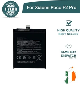 Replacement Battery For Xiaomi Poco F2 Pro 4700mAh M2004J11G 3.87V BM4Q New - Zdjęcie 1 z 3