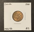 1940 Canada un cent