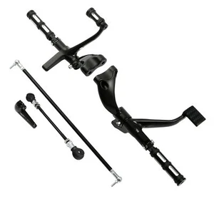 Forward Control Pegs Levers Linkage Fit For Harley Sportster XL883 1200 04-13 US - Picture 1 of 10