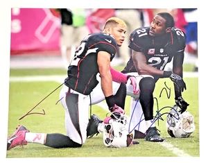 PATRICK PETERSON and TYRANN MATHIEU Signed 11x14 Photo Arizona Cardinals LSU - Picture 1 of 2