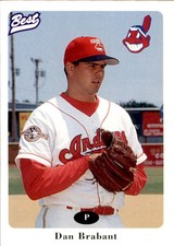 1996 Kinston Indians Best #1 Dan Brabant Longueuil Quebec City Canada Card