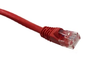 50 PACK LOT 15FT CAT6 Ethernet Patch Cable Red RJ45 550Mhz UTP 4.5M - Picture 1 of 1
