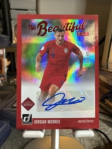 2021-22 DONRUSS JORDAN MORRIS AUTO THE BEAUTIFUL GAME /49 UNITED STATES