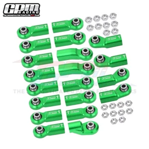 GPM 7075Alu For Original Full Set Link Bar Ends AXIAL 1/6 SCX6 Jeep Trial Honcho - Picture 1 of 14