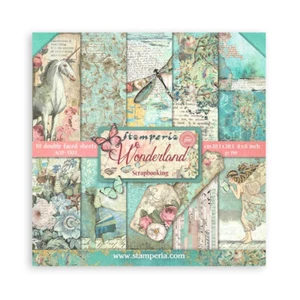 Stamperia Scrapbook Pad 8x8 - Wonderland - Picture 1 of 1
