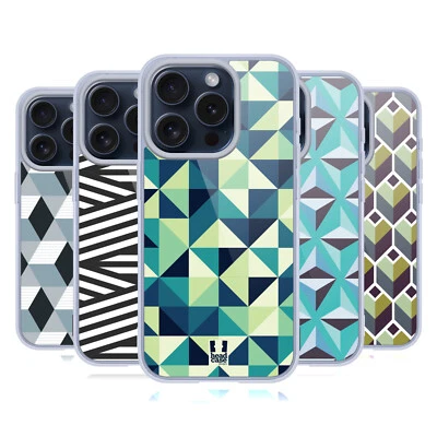 HEAD CASE DESIGNS OPTICAL GEOMETRIC PRINTS SOFT GEL CASE FOR APPLE iPHONE PHONES - Image 1 of 4