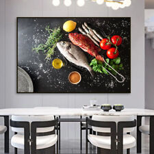 Canvas Painting Modern Kitchen Poster and Print Wall Art Food Picture Home Decor