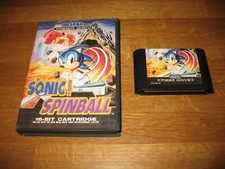 Sega Megadrive game - Sonic Spinball (boxed but no book PAL)